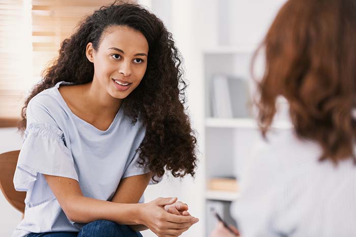 Women receiving therapy
